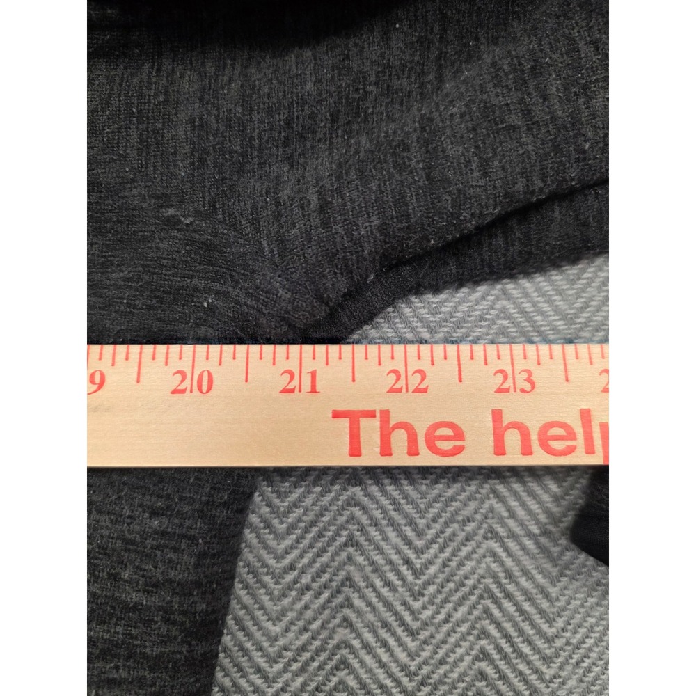 Snozu Performance Mens Full Zip Hoodie Gray Heathered Fleece Jacket Large L - Picture 6 of 10